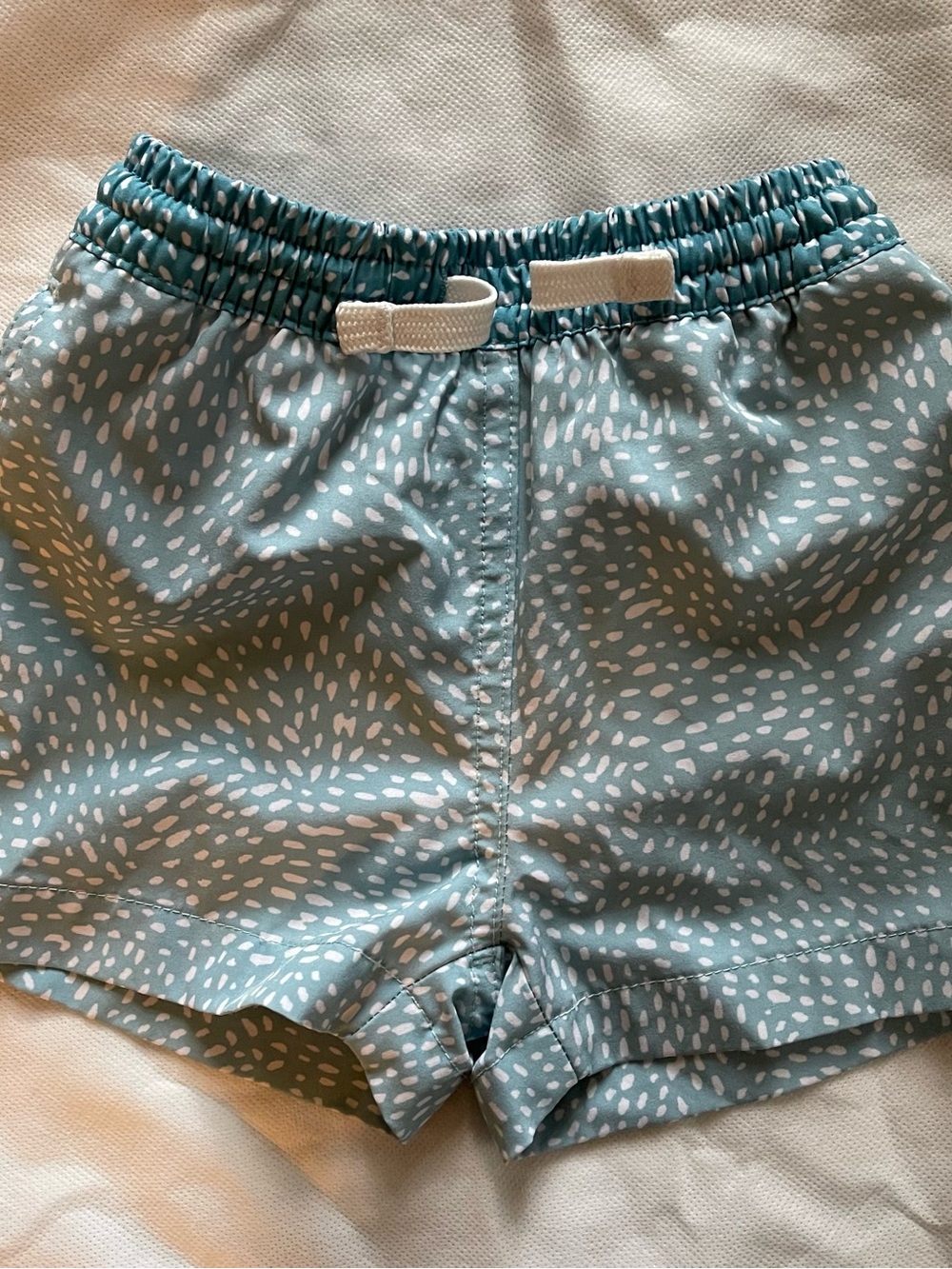 chubbies Teal Green with White Speckle Swim Shorts